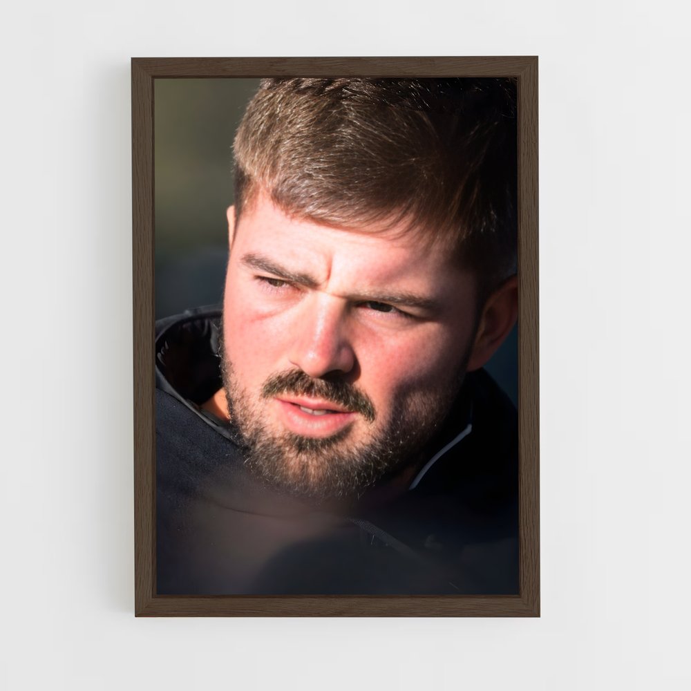 Poster Gregory alldritt environnements – affiche Rugby (vue 5)